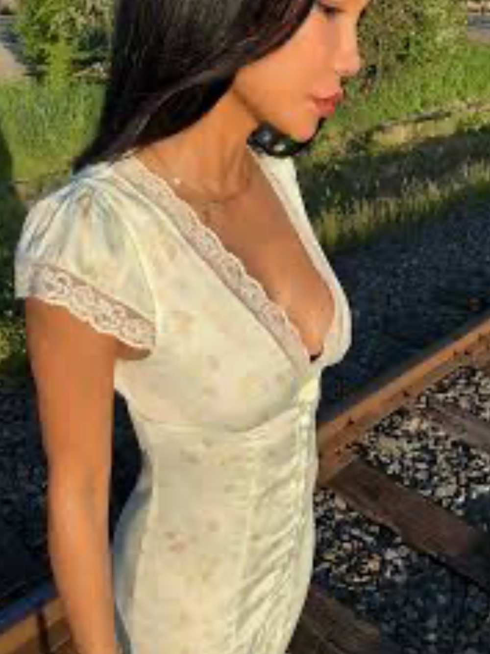 Kimchi Blue Urban Outfitters Lace Slip Dress NWT L